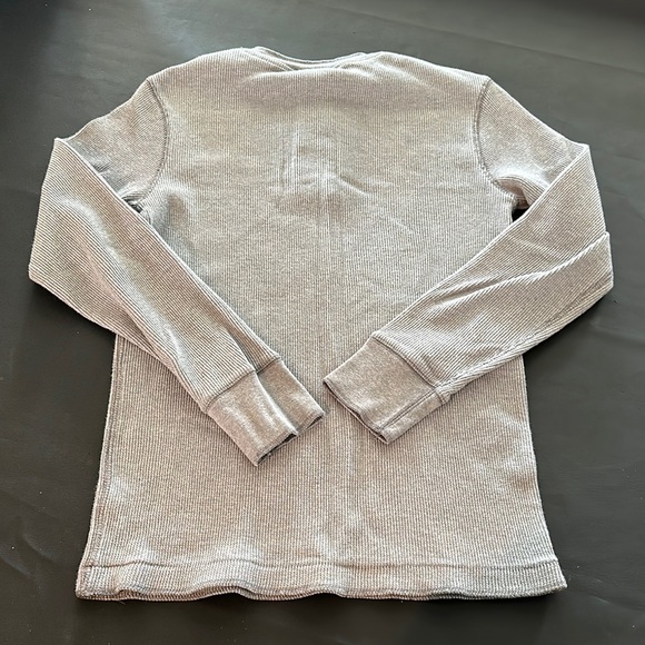 Cherokee Kids Long Sleeve Henley in Gray - Picture 7 of 7